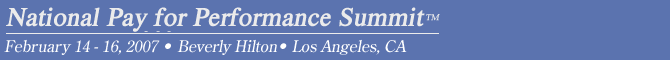 Pay for Performance - The Leading National Forum on Pay for Performance to Enhance Healthcare Access, Quality and Efficiency
